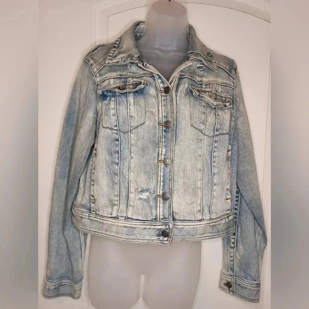 🌟 INC International Concepts Light Blue Jean Jacket